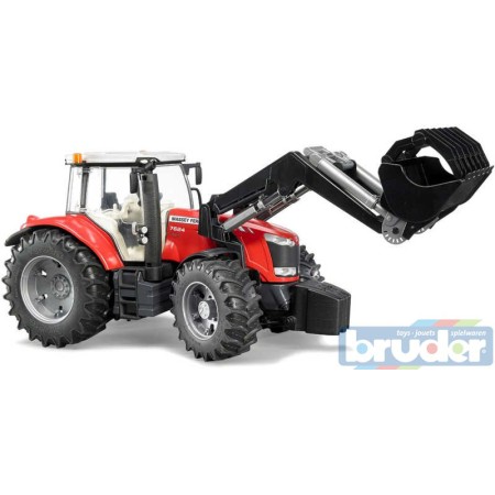 BRUDER 03047 (3047) Traktor MF Massey Ferguson čelní nakladač PLAST