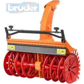 BRUDER 02349 (2349) Fréza sněžná doplněk na traktor funkční model 1:16 auto