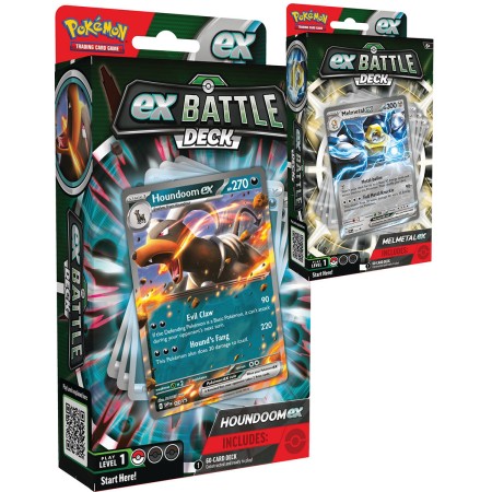 ADC Pokémon TCG: Houndoom / Melmetal ex Battle Deck 60 karet s doplňky 2 druhy