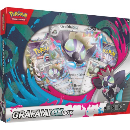 ADC Hra Pokémon TCG: Grafaiai ex Box set 4x booster s promo kartami