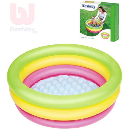 BESTWAY Baby bazének kruhový 70x24cm nafukovací brouzdaliště 51128