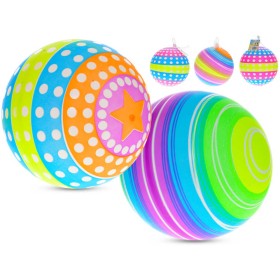 Míč Sun Fun 23cm duhový balón 5 druhů v síťce