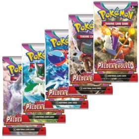 ADC Hra Pokémon TCG SV02 Paldea Evolved booster set 10 karet v sáčku