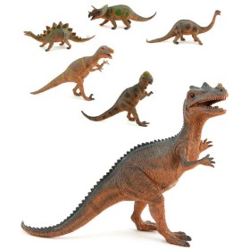 Dinosaurus pravěké zvířátko 47cm plastová postavička 6 druhů