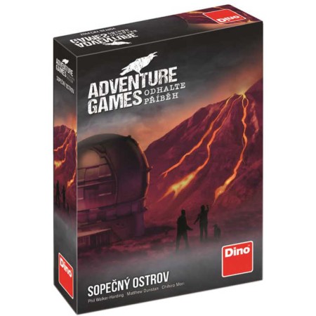 DINO Adventure Games Sopečný ostrov Párty hra *SPOLEČENSKÉ HRY*