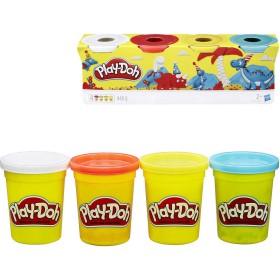 HASBRO PLAY-DOH Modelína sada 4 kelímky  448g dinosauři