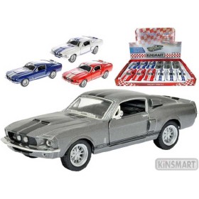 KINSMART Auto model 1:38 SHELBY GT500 1967 kov PB 12cm 4 barvy