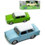 WELLY Auto retro model Trabant 7cm volný chod 1:60 kov 3 barvy