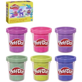 HASBRO PLAY-DOH Zářivá kolekce kreativní set 6 kelímků s modelínou