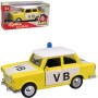 Auto Trabant policejní kovový retro bourák vébéčko model Policie VB