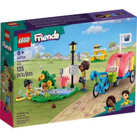 LEGO FRIENDS Záchrana pejska na kole 41738 STAVEBNICE