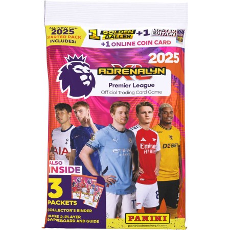 PANINI PREMIER LEAGUE 2025 Sběratelské karty Adrenalyn XL Starter Set