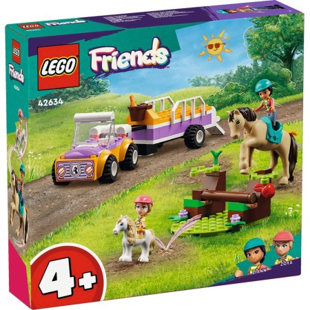 LEGO FRIENDS Přívěs s koněm a poníkem 42634 STAVEBNICE