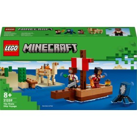 LEGO MINECRAFT Plavba na pirátské lodi 21259 STAVEBNICE