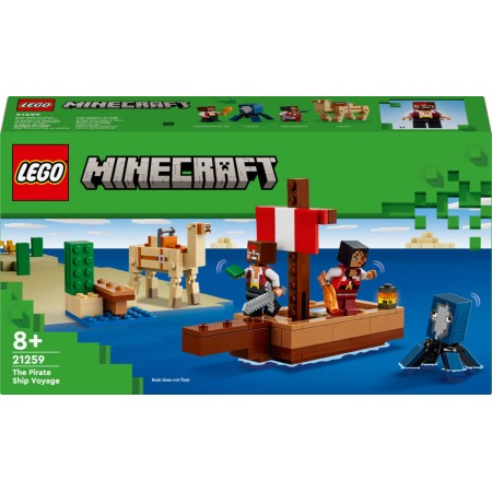 LEGO MINECRAFT Plavba na pirátské lodi 21259 STAVEBNICE