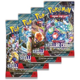 ADC Hra Pokémon TCG SV07 Stellar Crown booster set 10 karet v sáčku