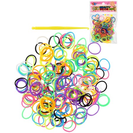 UDĚLEJ SI NÁRAMEK Gumičky LOOM BANDS 200ks mix barev II.