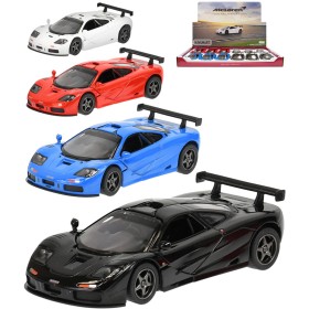 KINSMART Auto model McLaren F1 GTR kov PB 13cm 4 barvy