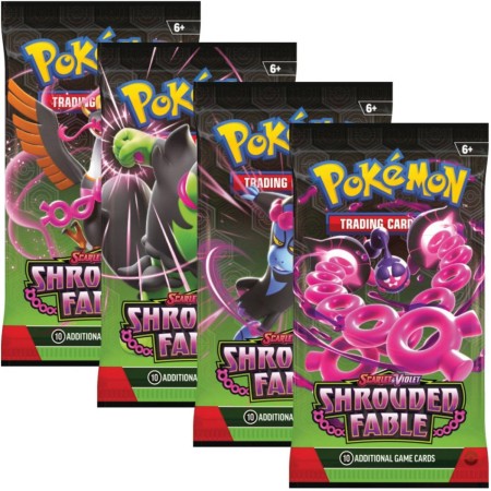 ADC Hra Pokémon TCG SV6.5 Shrouded Fable booster set 10 karet v sáčku