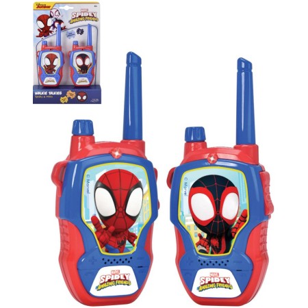 DICKIE Vysílačky dětské Walkie Talkie 2,4GHz Spidey 16cm set 2ks na baterie