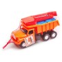 DINO TATRA T148 oranžová 30cm pískový set auto s nástroji a formičkami