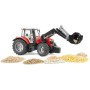 BRUDER 03047 (3047) Traktor MF Massey Ferguson čelní nakladač PLAST