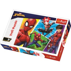 TREFL PUZZLE Spiderman a Miguel Marvel 27x20cm 30 dílků skládačka