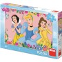 DINO Puzzle Disney Rozkvetlé Princezny 48 dílků 26x18cm skládačka v krabici