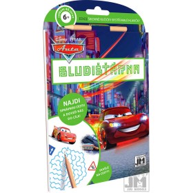 JIRI MODELS Bludišťárna Auta (Cars) set s tužkou