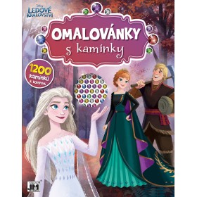 JIRI MODELS Omalovánky s kamínky Ledové Království (Frozen)