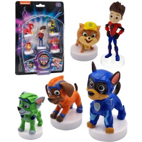 Razítko figurka Tlapková Patrola (Paw Patrol) set 5ks na kartě 12 druhů