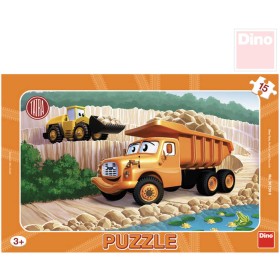 DINO Puzzle Tatra 15 dílků 25x15cm skládačka v rámečku