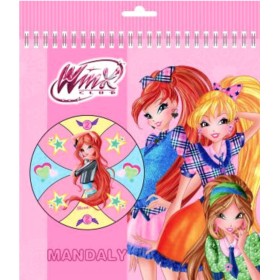 AKIM Omalovánky WinX Club dětské relaxační mandaly