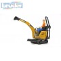 BRUDER 62002 Bworld Mikrobagr JCB s figurkou