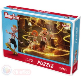 EFKO Puzzle Hurvínek II 60 dílků 21x15cm skládačka v krabici