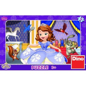 DINO Puzzle Disney Sofia První 15 dílků v krabici 25x14cm