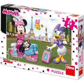 DINO Puzzle Disney Minnie v Paříži 24 dílků 26x18cm skládačka v krabici