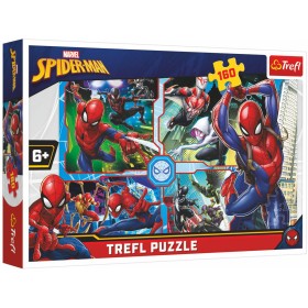 TREFL PUZZLE Spiderman Zachránce 41x28cm skládačka 160 dílků