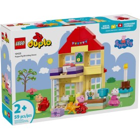 LEGO DUPLO Prasátko Peppa Pig a narozeninový dům 10433 STAVEBNICE