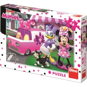 DINO Puzzle Disney Minnie a Daisy 48 dílků 26x18cm skládačka v krabici