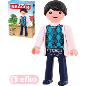 EFKO IGRÁČEK Tatínek figurka 7,5cm rodina v krabičce STAVEBNICE