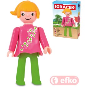 EFKO IGRÁČEK Tetička figurka 7,5cm rodina v krabičce STAVEBNICE