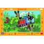 DINO PUZZLE 15 dílků Krtek (krteček) a lokomotiva