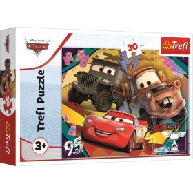 TREFL PUZZLE Rychlá auta Cars 3 (Auta) 27x20cm 30 dílků skládačka