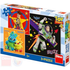 DINO Puzzle Toy Story (Příběh hraček) 18x18cm skládačka 3x55 dílků