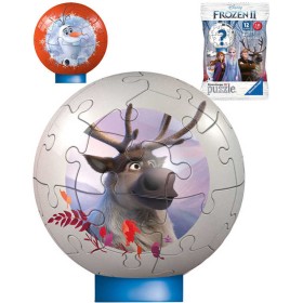 RAVENSBURGER PUZZLE 3D Frozen 2 puzzleball 27 dílků s překvapením