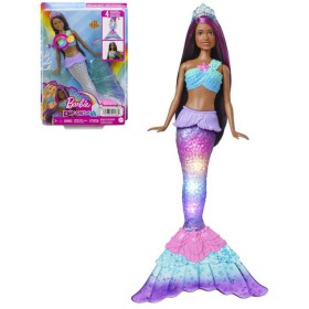 MATTEL BRB Dreamtopia panenka Barbie mořská panna na baterie Světlo