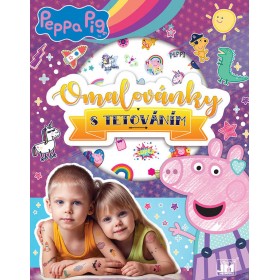 JIRI MODELS Omalovánky + tetování Peppa Pig