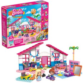 MEGA CONSTRUX Barbie Dům snů Dreamhouse set se 2 figurkami STAVEBNICE