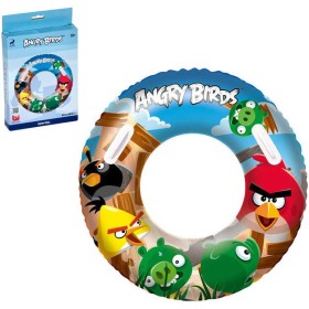 BESTWAY Atosa Kruh nafukovací Velký Angry Birds 91 cm Do vody